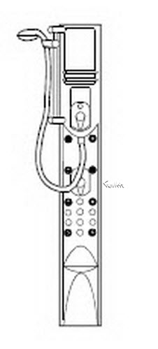 Jacuzzi M817000; Stylos (R); 1998 Shower Series shower system 1998 technical part breakdown owner manuals Specifications Catalog   M056000D