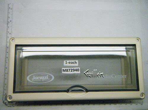 Jacuzzi M872940;; Cd housing with door stereo receiver; in White; Discontinued Product
