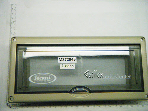 Jacuzzi M872945;; Housing with door cd stereo receiver; in Silver; Discontinued Product