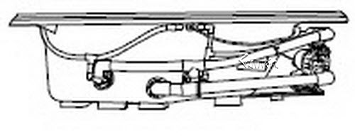 Jacuzzi N285000; St. Helena (R); 1999 Ferguson (R) Series Whirlpool bath (fei) b1 4 HTE / 2 BMH jets 10.0 amp 115 volt technical part breakdown owner manuals Specifications Catalog   R181000