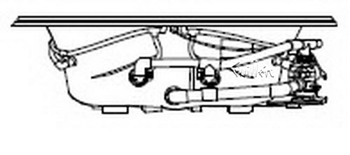 Jacuzzi N335000; Rutherford (R); 1999 Ferguson (R) Series Whirlpool premier whirlpool bath LH left hand (fei) b2 4 HTE / 2 BMH jets 10.0 amp 115 volt technical part breakdown owner manuals Specifications Catalog   R071000