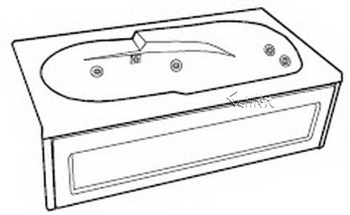 Jacuzzi N990000; LT532 (R); 1998 Este Series Whirlpool bath 6 BMH 10.0 amp 115 volt technical part breakdown owner manuals Specifications Catalog   P066000