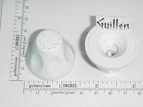 Jacuzzi P057940;; Body Spray jet assembly 16 hole welded; in White   E388000; N954940