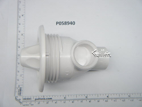 Jacuzzi P058940;; Jet body spray assembly 16 hole welded; in White   N671000