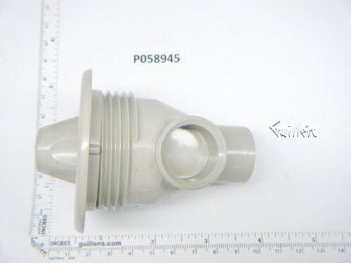 Jacuzzi P058945;; Jet body spray assembly 16 hole welded; in Silver; Discontinued Product