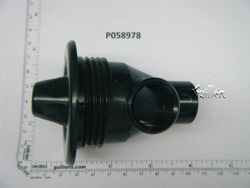 Jacuzzi P058978;; Jet body spray assembly 16 hole welded; in Forest Green; Discontinued Product