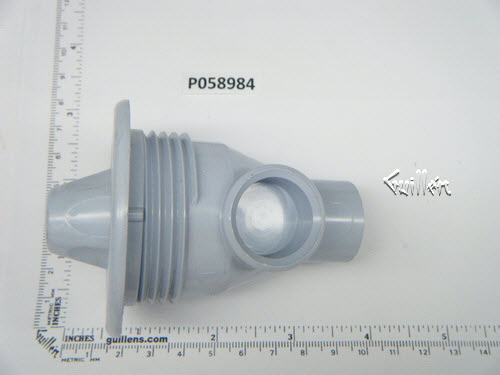 Jacuzzi P058984;; Jet body spray assembly 16 hole welded; in Sky Blue; Discontinued Product