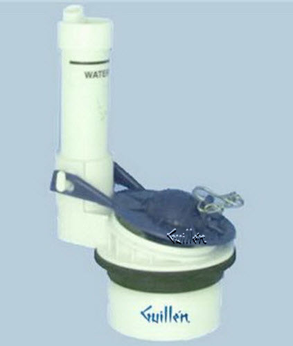 Jacuzzi P612000;; Toilet flush valve with flapper and chain; Unfinish; Discontinued Product