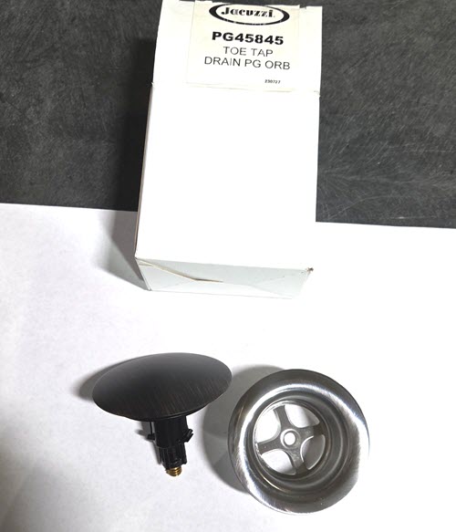 Jacuzzi PG45845; ; toe tap drain pg35; in Oil Rubbed Bronze