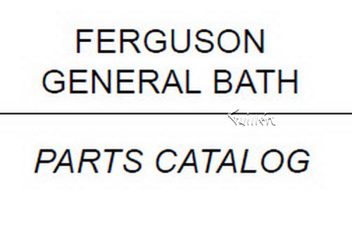 Jacuzzi R067000; Ferguson (R); 1999 part Catalog Whirlpool general bath part catalog technical part breakdown owner manuals Specifications Catalog   R067000
