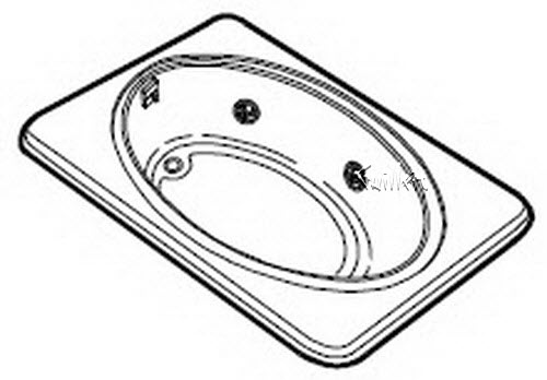 Jacuzzi R130000; Madira (R); 1999 Builder Series Whirlpool bath LH left hand b1 4 HTC / 1 BMH jets 10.0 amp 115 volt technical part breakdown owner manuals Specifications Catalog   R719000