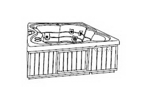 Jacuzzi R400000; Palio Select (R); 2000 Spa Series Whirlpool Spa whirlpool spa spa s2 4 HTC / 8 BMH 2 speed 115 volt technical part breakdown owner manuals Specifications Catalog   R622000
