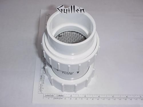 Jacuzzi R765000; Triton; Strainer assembly p1; Unfinish; Discontinued Product