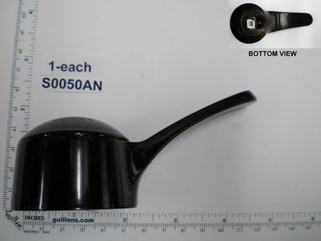 Jacuzzi S0050AN; Meloh; Replacement handle; in Black; Discontinued Product