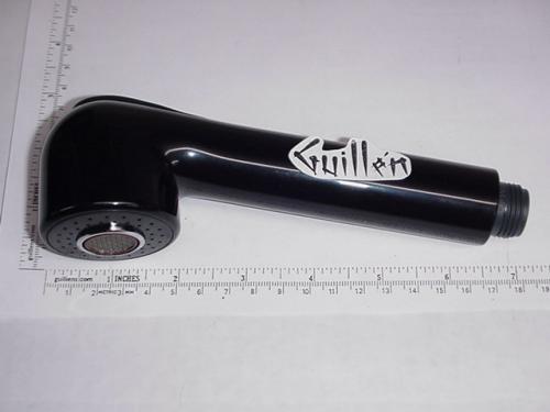 Jacuzzi S0060AN; Meloh; Pullout sprayhead sprayer; in Black