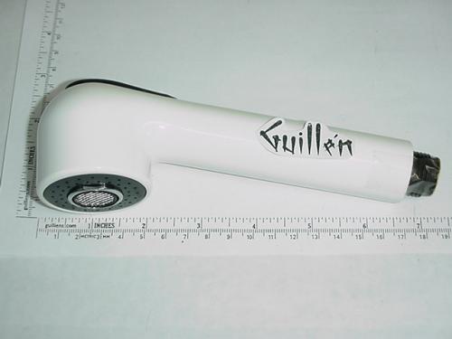 Jacuzzi S00700W; Meloh; Pullout sprayhead round style; in White; Discontinued Product