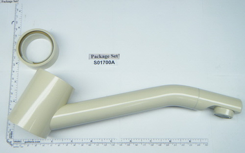 Jacuzzi S01700A; Damixa MBF 200; Faucet spout; in Almond; Discontinued Product