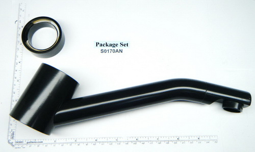 Jacuzzi S0170AN; Damixa MBF 200; Faucet spout; in Black; Discontinued Product