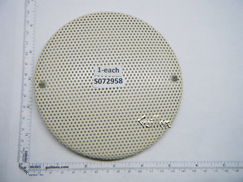 Jacuzzi S072958;; Grill speaker holed; in Almond; Discontinued Product