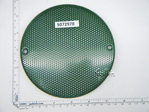 Jacuzzi S072978;; Grill speaker holed; in Forest Green; Discontinued Product