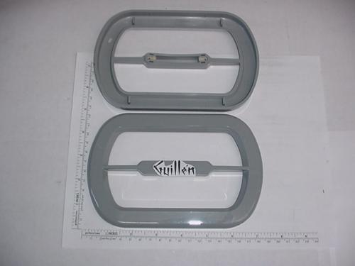 Jacuzzi S144945; Vertassage Jet; Face plate grill; in Silver