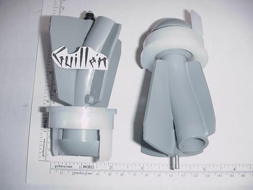 Jacuzzi S145945; Vertassage Jet; Flow path nozzle; in Silver