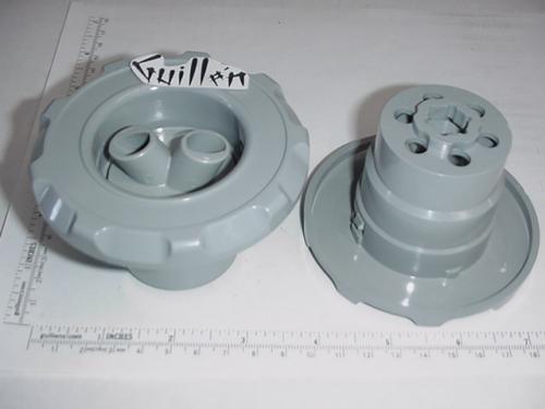Jacuzzi S151945; RJ Rotating Therapy Jet; Option nozzle; in Silver