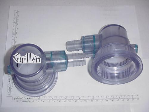 Jacuzzi S155000; RJ Rotating Jet; Body with same side inlets; Unfinish