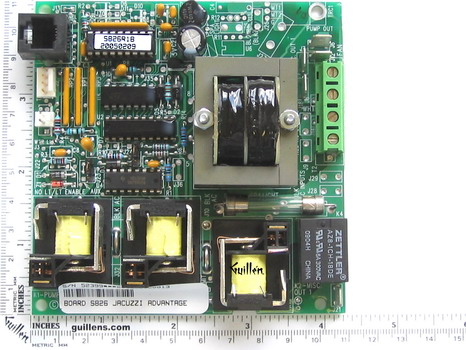 Jacuzzi S927000;; Pc electronic circuit board for s826 box; Unfinish; Discontinued Product - Horizon 58-337-1452
