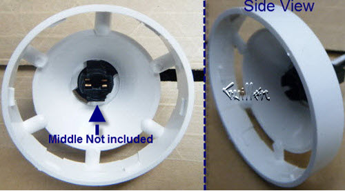Jacuzzi T107000;; Light reflector; Unfinish