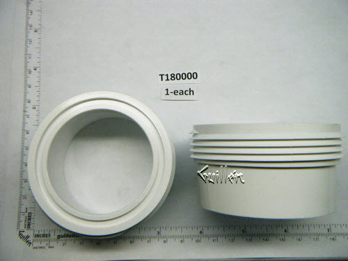 Jacuzzi T180000;; 2" union tailpiece (suction); Unfinish