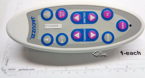 Jacuzzi T736000; Affinity Gecko; Remote control; Unfinish; Discontinued Product