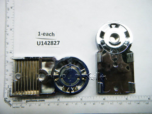 Jacuzzi U142827;; Hinge plate bottom door for shower door; in Chrome