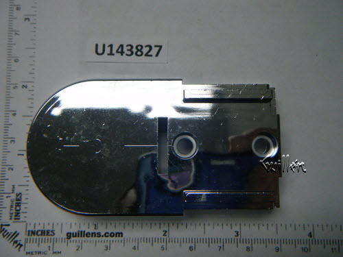 Jacuzzi U143827;; Hinge plate top door; in Chrome