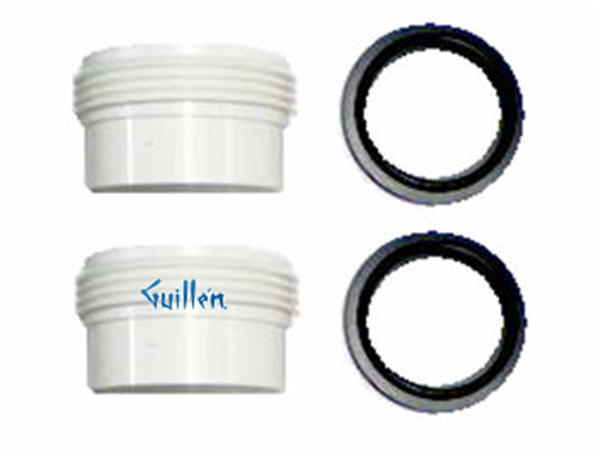 Jacuzzi U395KIT; Rapid Heat; 1.5 inch tail peice and gasket kit pair fitting; in unfinish