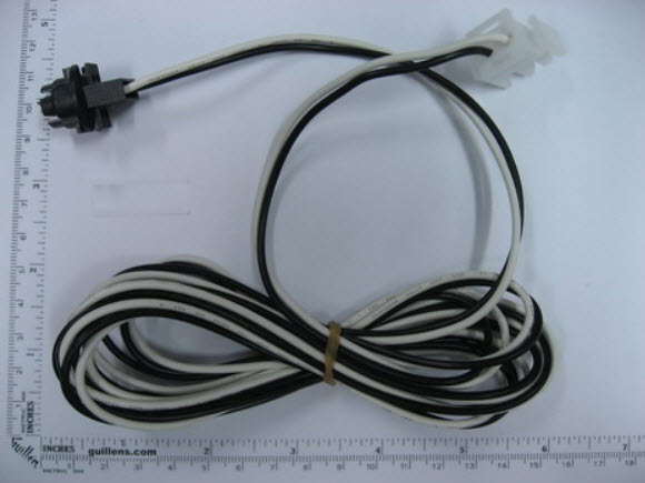Jacuzzi U912000; ; spa light harness cord and socket with bulb; unfinish