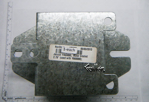 Jacuzzi Y463000;; Motor mounting bracket 2.79"" (used with Y660000); Unfinish; Discontinued Product