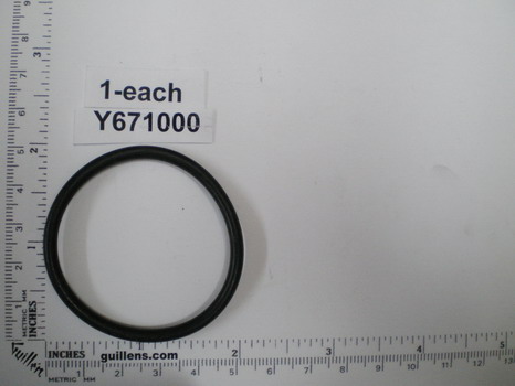Jacuzzi Y671000;; 1 1/2" heater and heater blank gasket (discharge); Unfinish