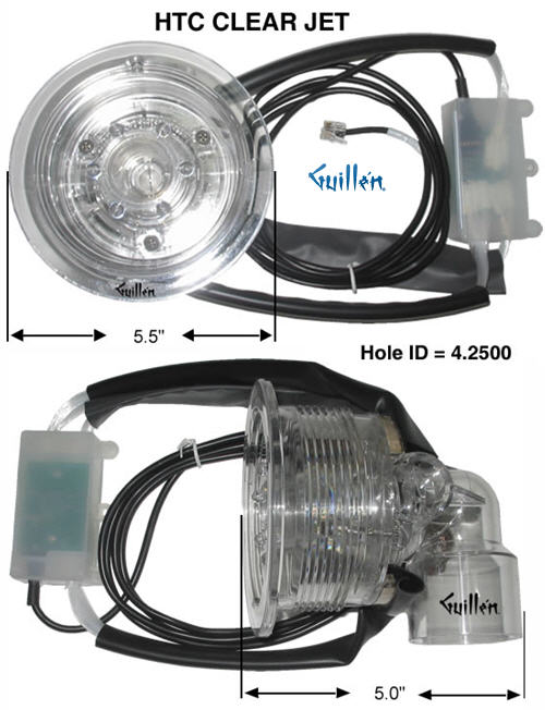 Jacuzzi Y738000; HTC Jet; Assembly with fiber optic light less back up ring and nut; Unfinish; Discontinued Product - Use TP25000