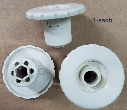 Jacuzzi Y763914; HydroAir; adjustable nozzle; in Almond