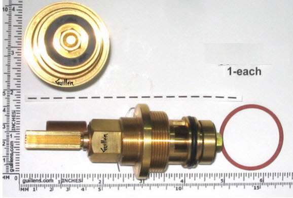 Jado 010363000.191; ; 599154.191 old 4ort diverter cartridge; in Unfinished