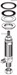 Jado H960742.191; ; 1/2" side valve rough (clockwise on) levers cold; in Unfinish