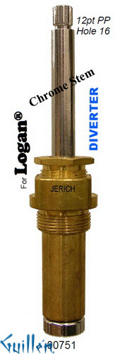JER 00751;;__ UNK; 12pt; Diverter cartridge; in Chrome