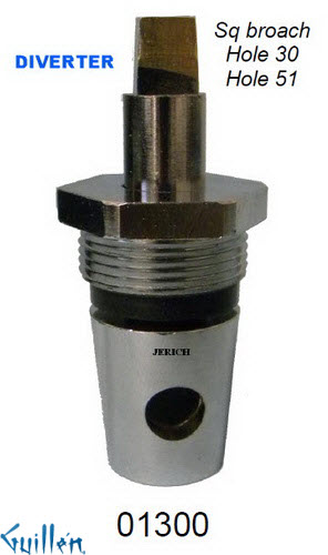 JER 01300;;__ UNK; SQ; Diverter cartridge; in Unfinish