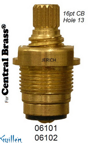 JER 06101LF;; __ UNK 16pt; Hot cwc piston stem assembly; in Unfinish
