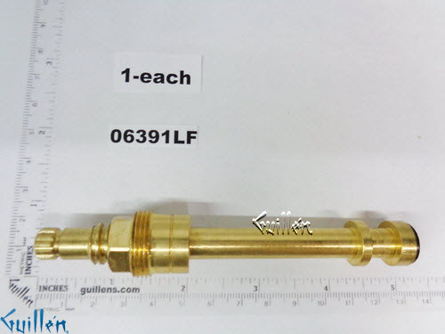 JER 06391LF;; __ UNK 12pt; Hot cwc piston stem cartridge; in Unfinish