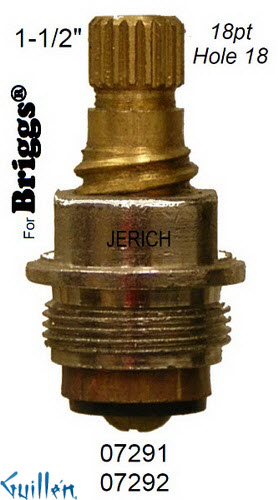 JER 07292LF;; __ 1-1/2in 18pt; Cold ccwc piston stem assembly; in Unfinish
