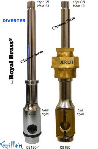 JER 08180;;__ UNK; 16pt; Diverter cartridge; in Chrome