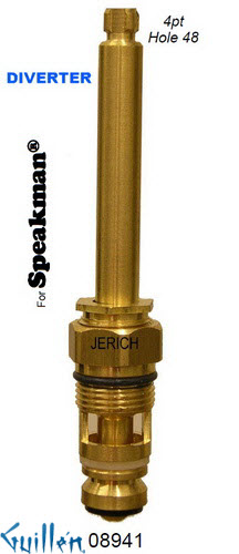 JER 08941;;__ UNK;;__ 4pt; Diverter cartridge; in Unfinish