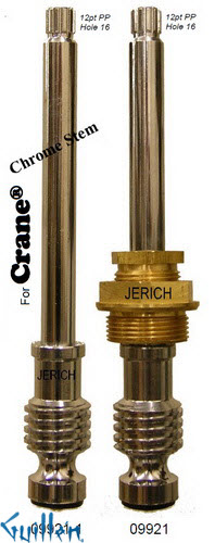 JER 09921;; __ UNK 12pt; Hot cwc piston stem assembly; in Chrome